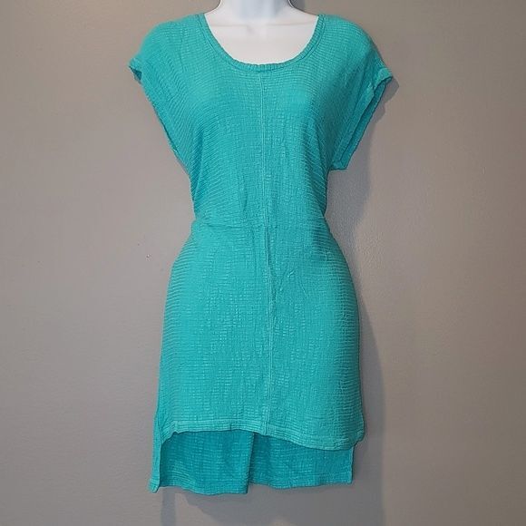 Cable & Gauge Perfectly Teal Tunic Top Size Small - Picture 1 of 5